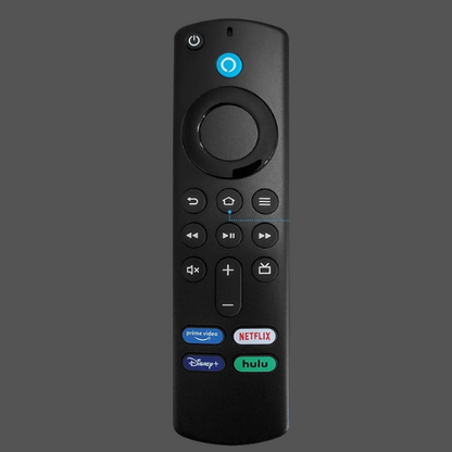 Amazon Alexa Voice Remote (3rd Gen) with TV controls, compatible Fire TV device.