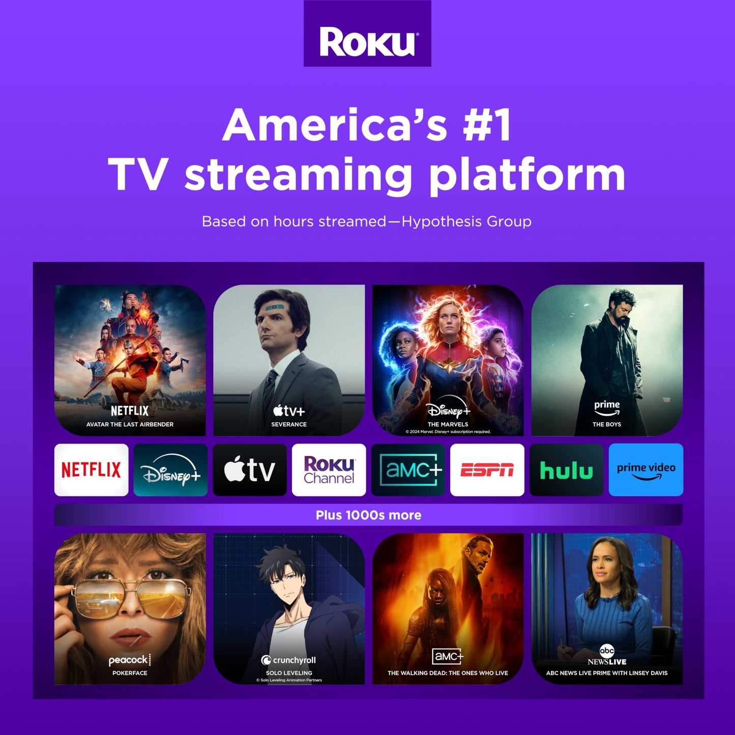 Roku Smart TV – 75-Inch Pro Series 4K QLED RokuTV with Backlit Voice Remote Pro, Dolby Vision IQ, 120Hz Refresh Rate – Live Local News, Sports, Gaming