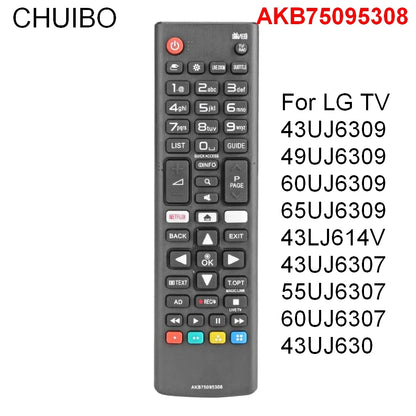 Universal Remote Control for LG TV AKB75095308 43UJ6309 49UJ6309 60UJ6309 65UJ6309 ,LED Smart TV Remot Controller Directly Use