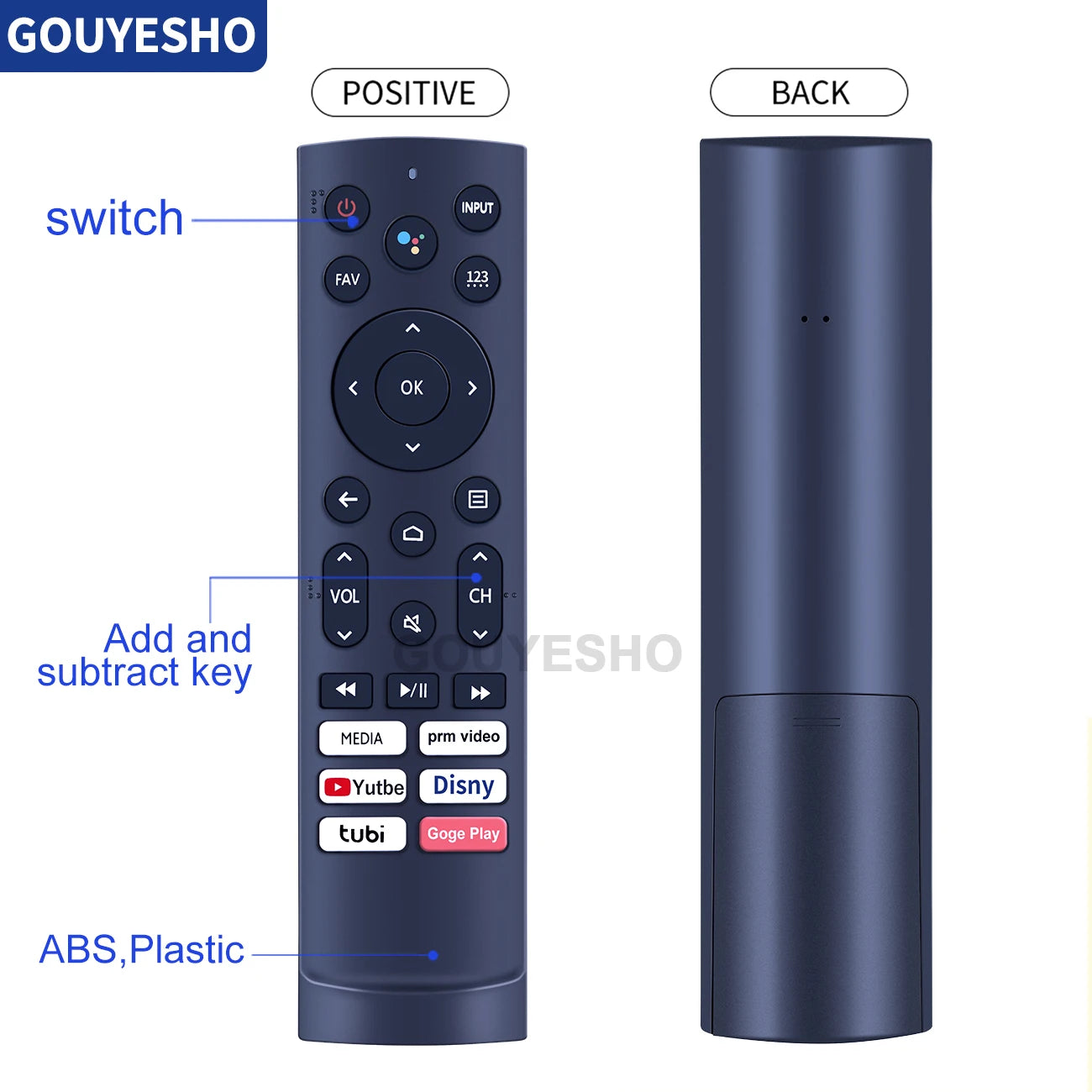 New Remote Control with For Hisense Smart 4K Android TV